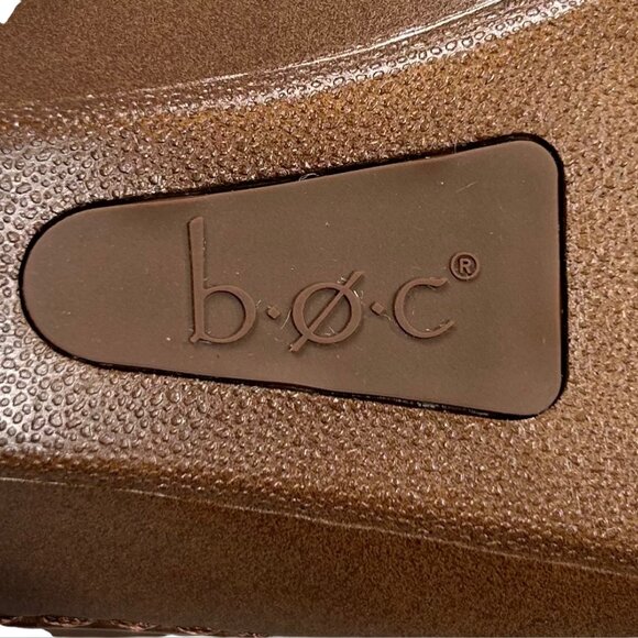 b.o.c. Born Concepts Brown Slingback Strappy Leather Sandals Size 8 - Picture 9 of 13